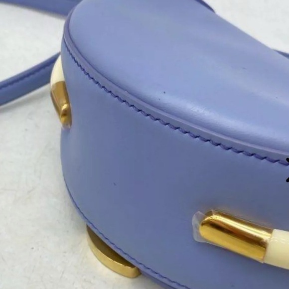 Fendi Purple Smooth Leather Moonlight Crossbody Saddle Bag- Retail Price: $2,100 - Picture 7 of 13